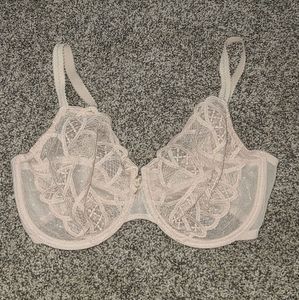34DDD Beautiful nude Lacey Wacoal bra